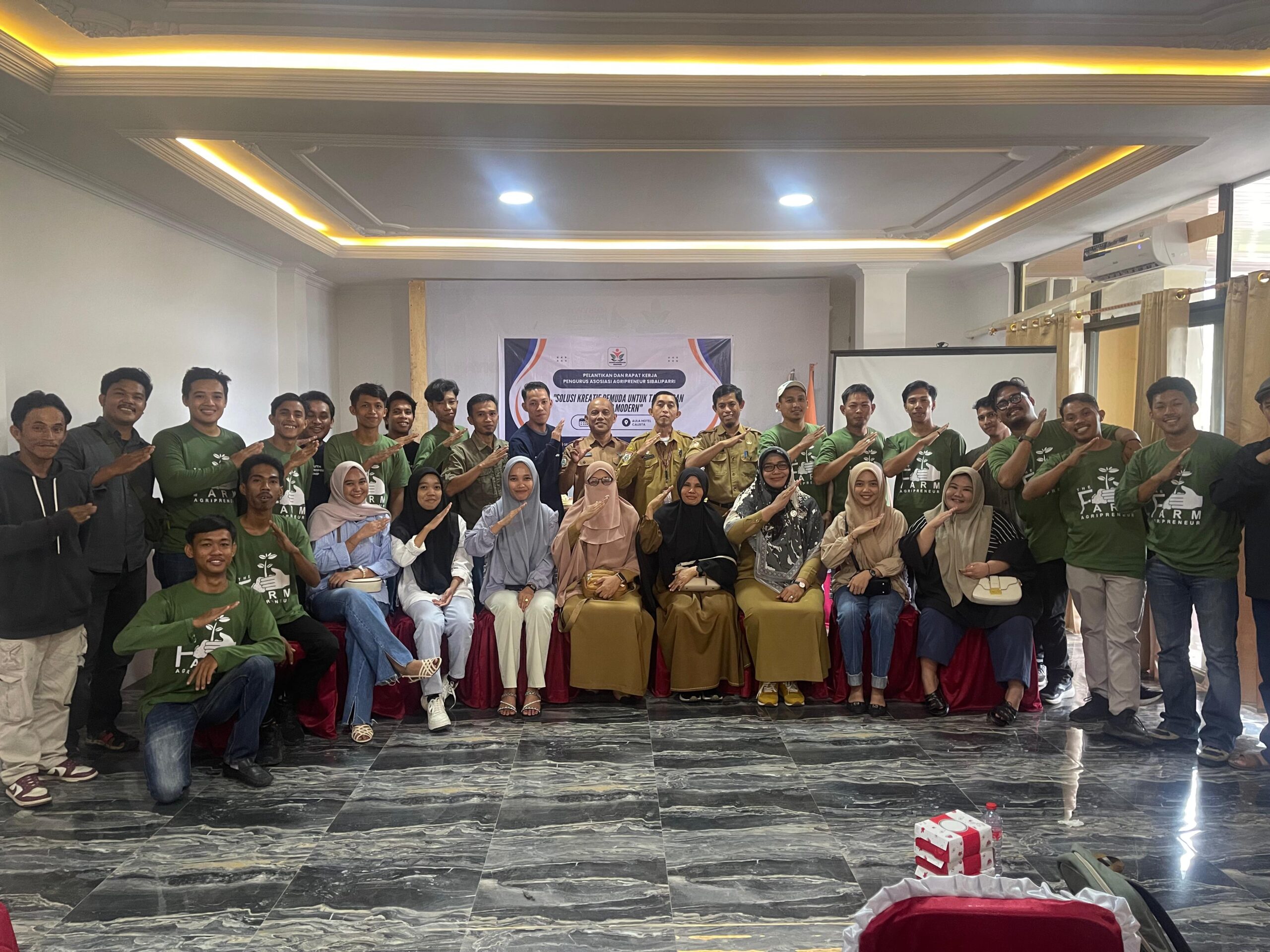 Pelantikan Pengurus Asosiasi Agripreneur Sibaliparri.